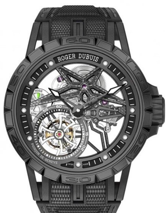 Roger Dubuis RDDBEX0669 Excalibur Spider Pirelli Single Flying Tourbillon
