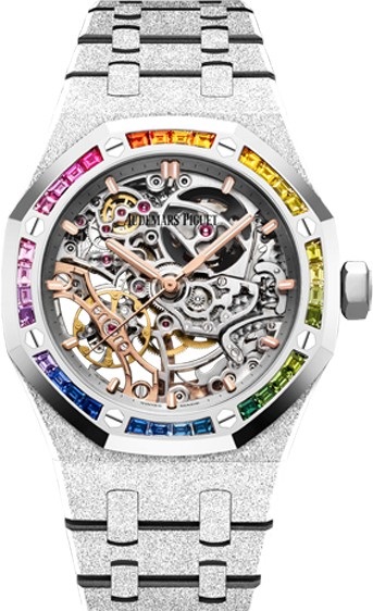 15468BC.YG.1259BC.01 Audemars Piguet Double Balance Wheel Openworked 37 mm  Royal Oak