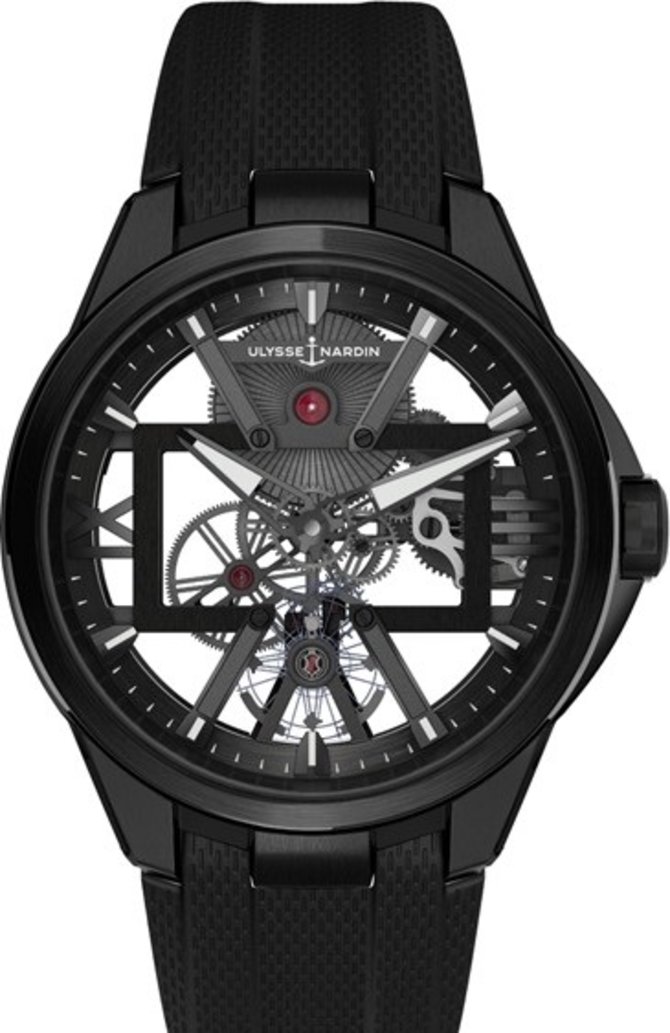Ulysse Nardin 3713-260-3/BLACK Executive Dual Time Skeleton X