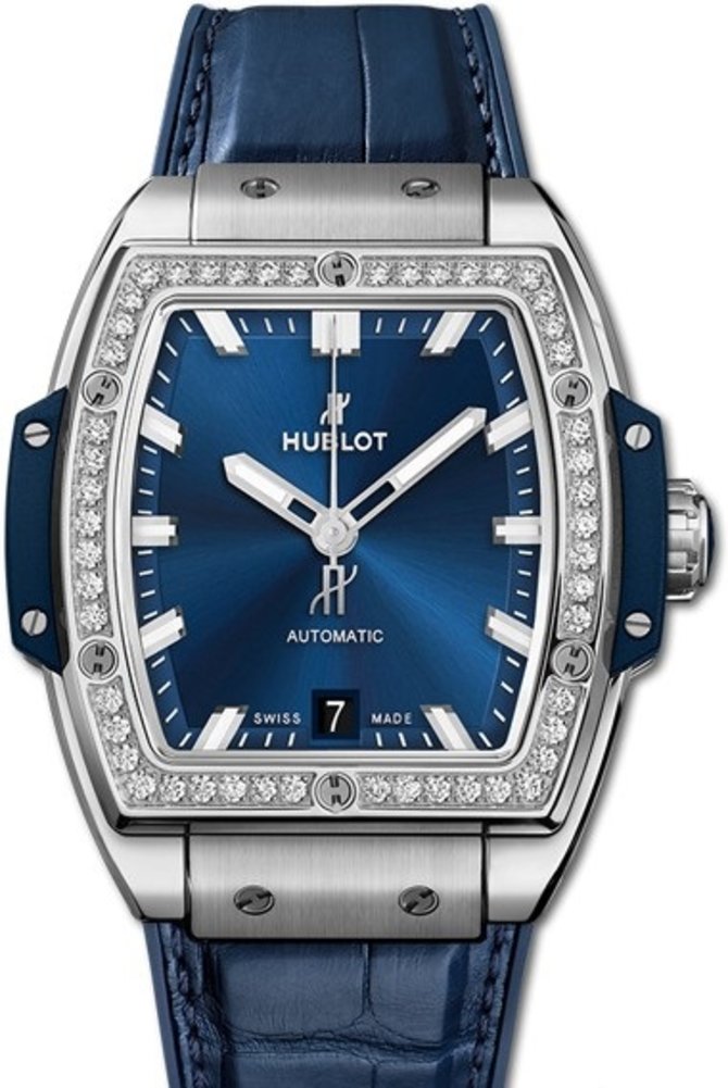 Hublot 665.NX.7170.LR.1204 Spirit of Big Bang itanium Blue Diamonds 39 mm