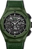 Hublot Classic Fusion 525.GX.0179.LR.ORL19 Aerofusion Chronograph Orlinski Green Ceramic 45 mm
