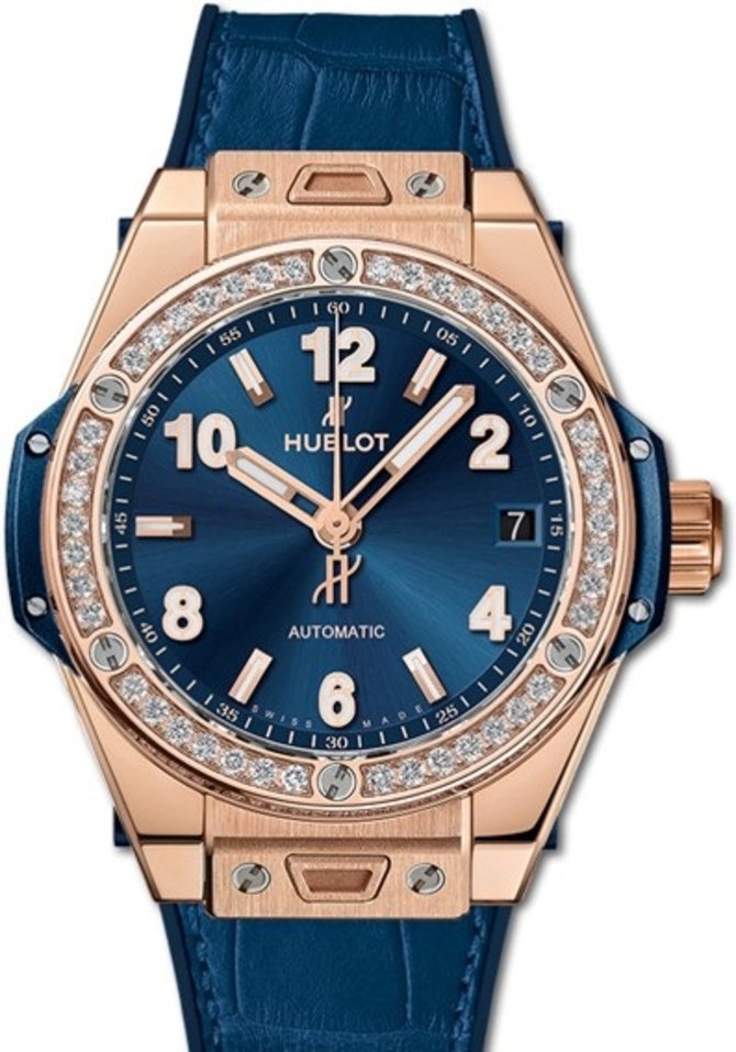 Hublot 465.OX.7180.LR.1204 Big Bang One Click 39 mm One Click King Gold Blue Diamonds 39 mm 