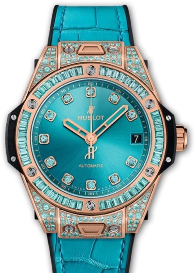 Hublot 465.OX.898T.LR.0919 Big Bang One Click 39 mm King Gold Paraiba 39 mm 