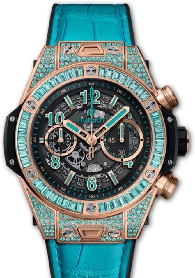 Hublot 411.OX.1189.LR.0919 Big Bang Unico King Gold Paraiba 45 mm 