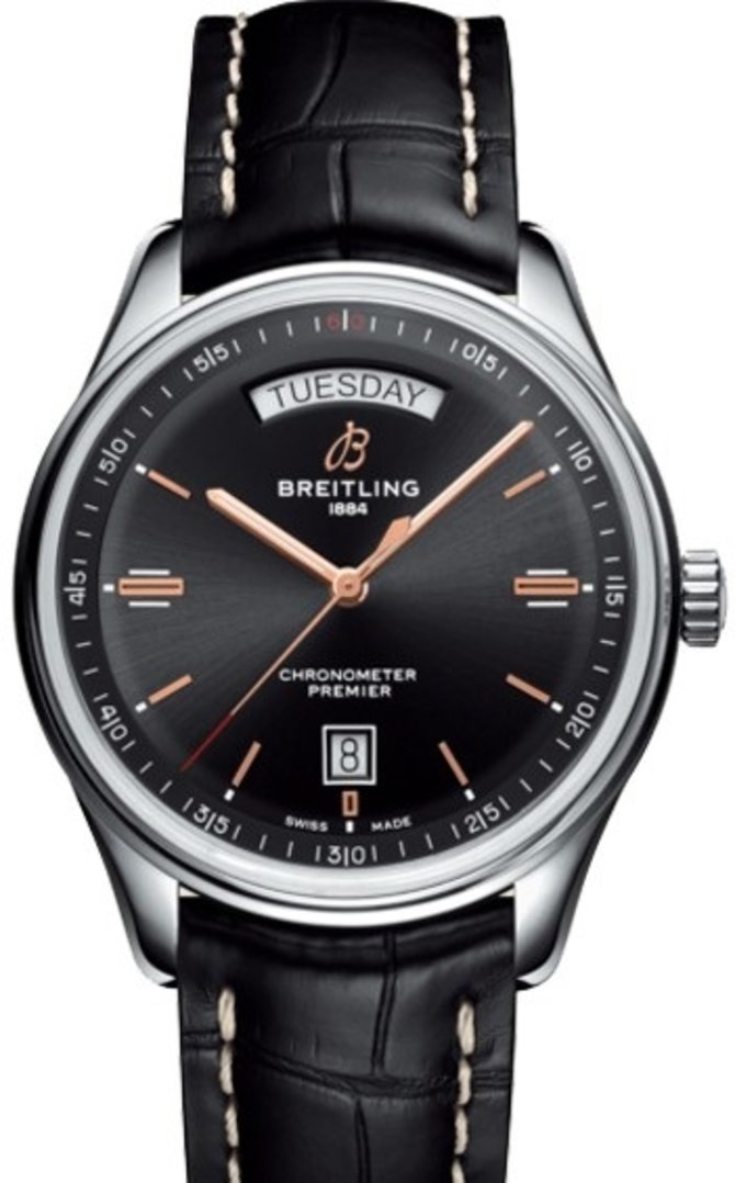 Breitling A45340241B1P2 Premier Automatic Day Date 40 