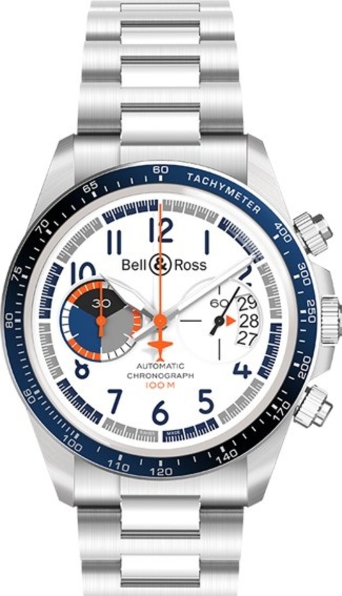 Bell & Ross BRV294-BB-ST/SST Vintage BR V2-94 Racing Bird Chronograph
