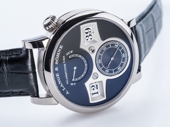 A.Lange and Sohne 140.029 USED Lange Zeitwerk 41.9mm - фото 17