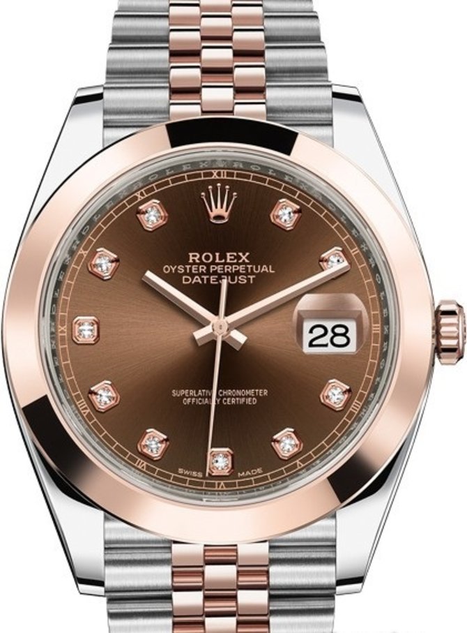 Rolex 126301-0004 Datejust 41mm Steel and Everose Gold