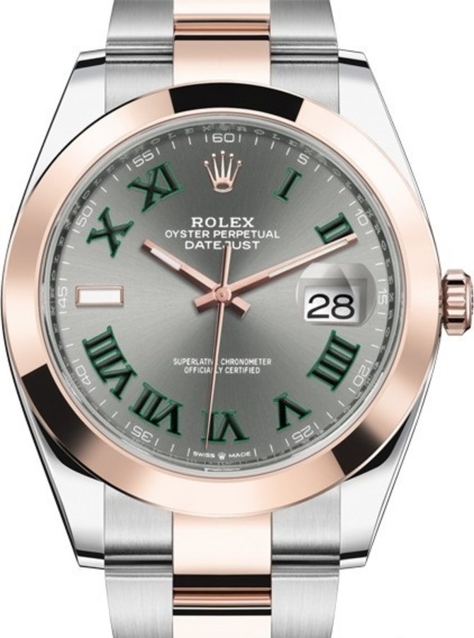 Rolex 126301-0015 Datejust 41mm Steel and Everose Gold