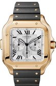 Cartier Часы Cartier Santos De Cartier Cartier Santos Chronograph RG Bracelet Gold