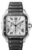 Cartier Часы Cartier Santos De Cartier Cartier Santos Chronograph SS ADLC ADLC Steel