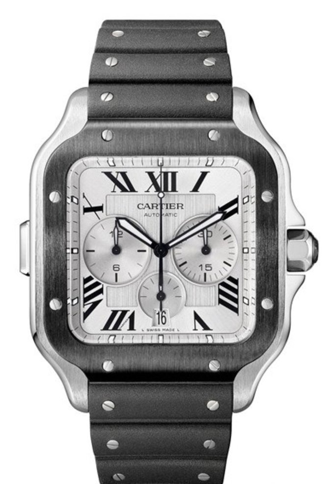 Cartier Cartier Santos Chronograph SS ADLC Santos De Cartier ADLC Steel