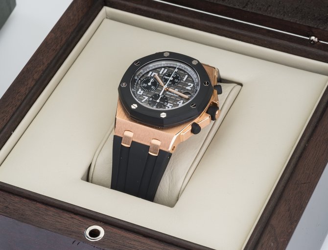 Audemars Piguet 25940ok.oo.d002ca.01 USED Royal Oak Offshore Rose Gold Rubberclad - фото 14