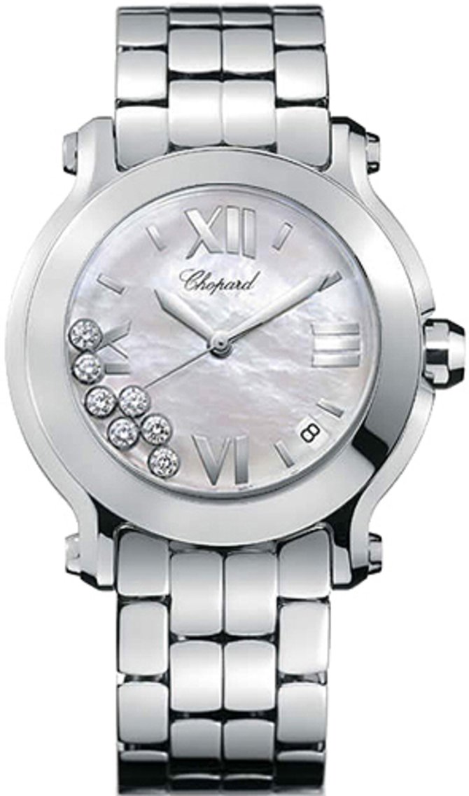 Chopard 278477-3002 Happy Sport Round Quartz 36 mm Ladies Watch