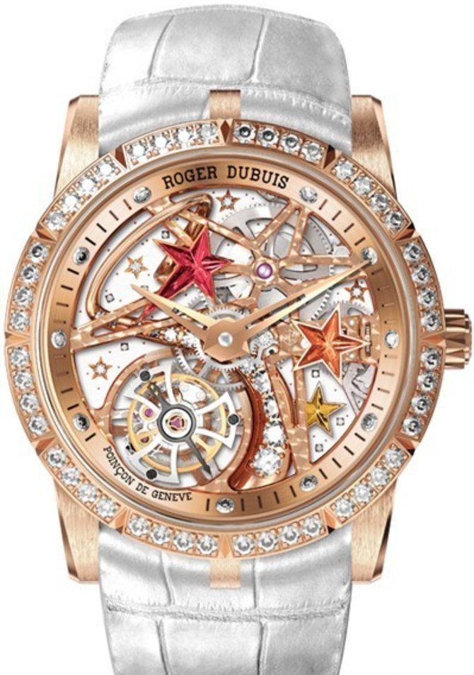 Roger Dubuis RDDBEX0661 Excalibur Skeleton Flying Tourbillon 