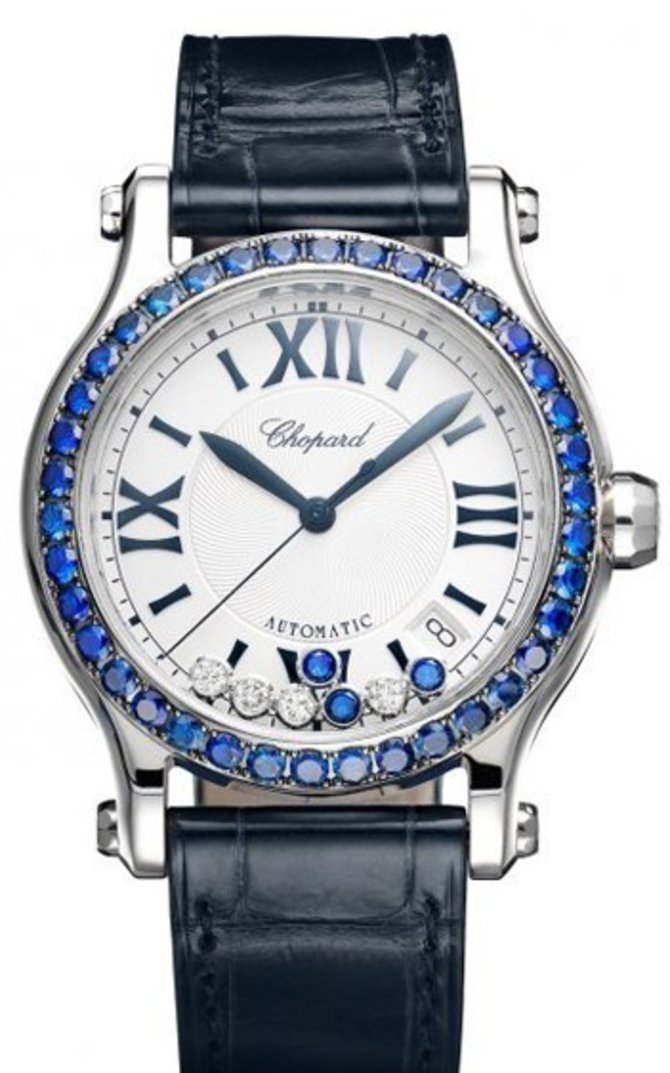 Chopard 278559-3012 Happy Sport 36 mm Automatic Bucherer Blue Edition 