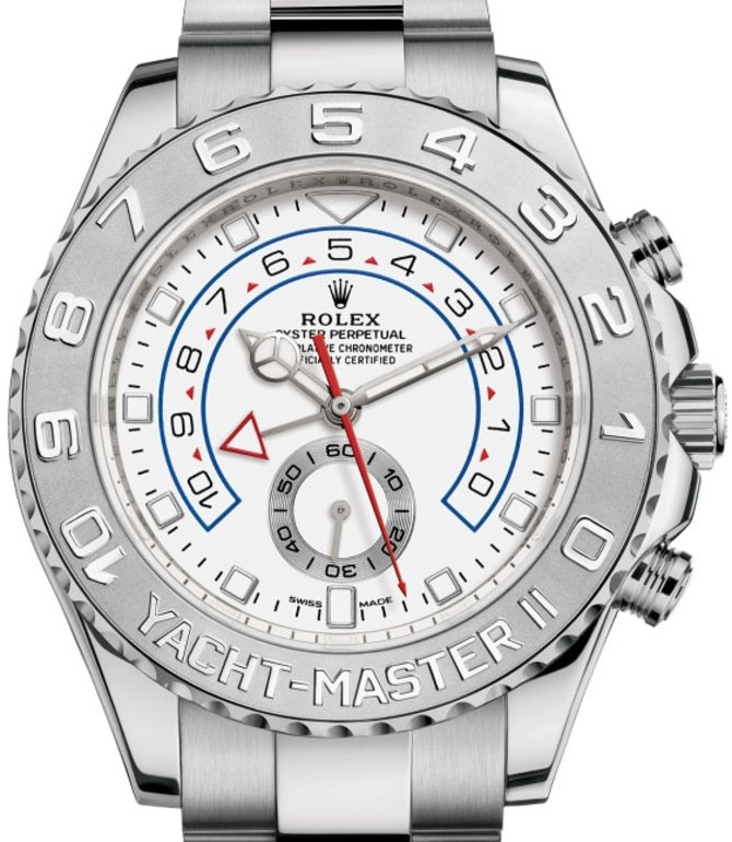 Rolex 116689 Yacht Master II Regatta Chronograph White Gold and Platinum