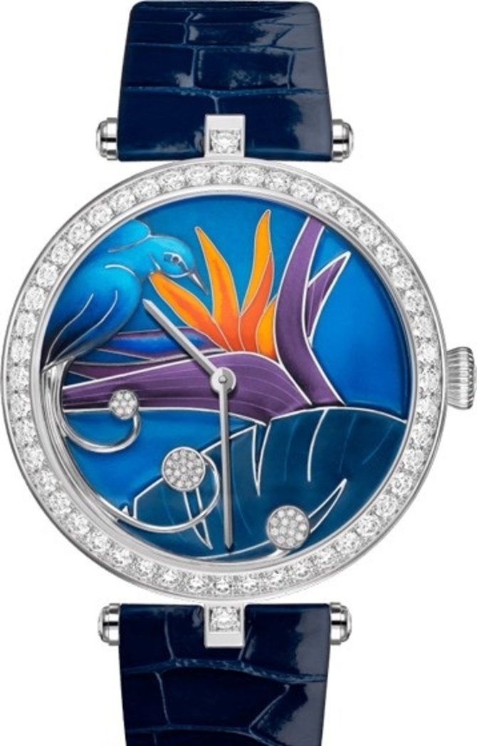 Van Cleef & Arpels VCARO4JC00 Poetic Complications Lady Arpels Jour Nuit Oiseaux de Paradis 