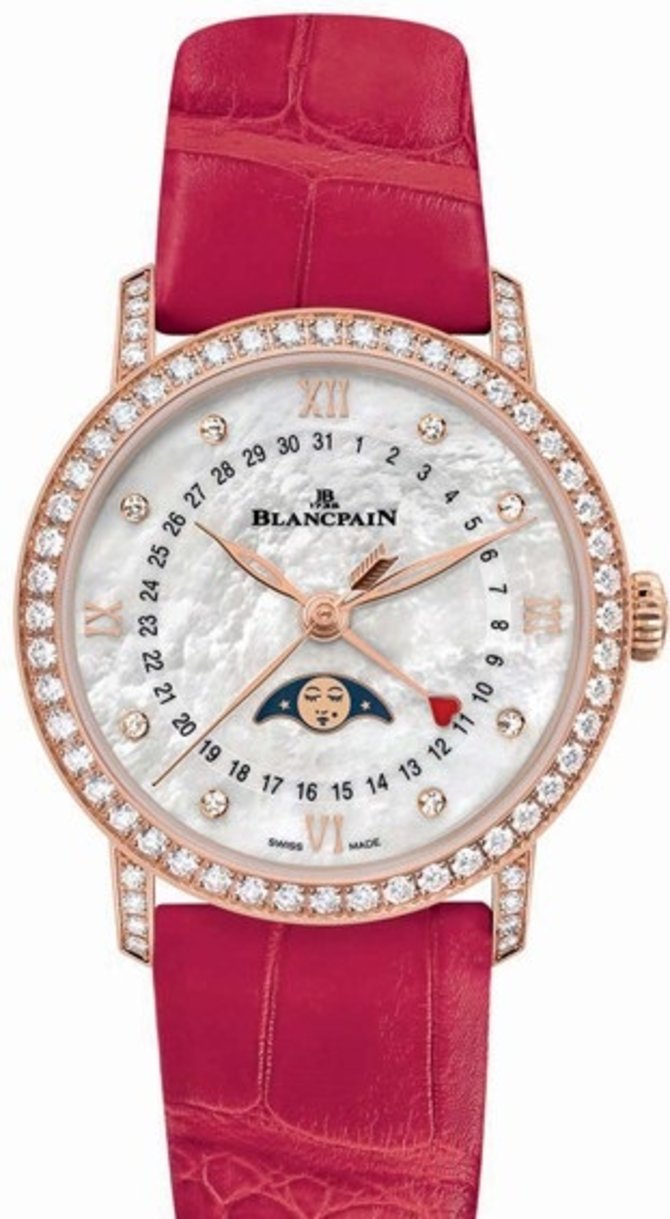 Blancpain 6126-2954-99A Villeret Quantieme Phases de Lune 33.2mm 