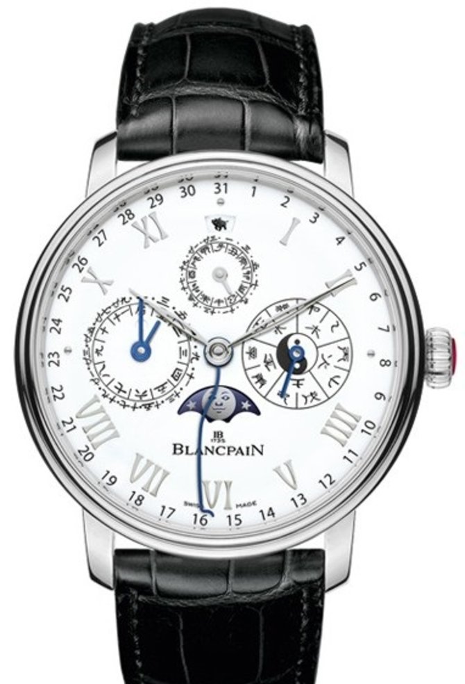 Blancpain 0888F-3431-55B Villeret Traditional Chinese Calendar