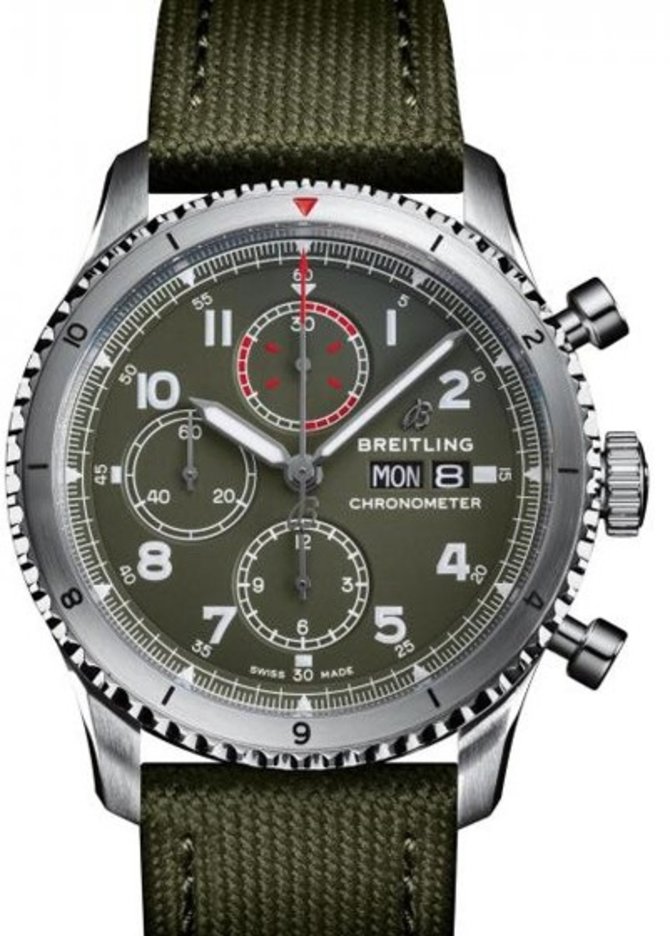Breitling A13316 Navitimer Aviator 8 Chronograph 43 Curtiss Warhawk 
