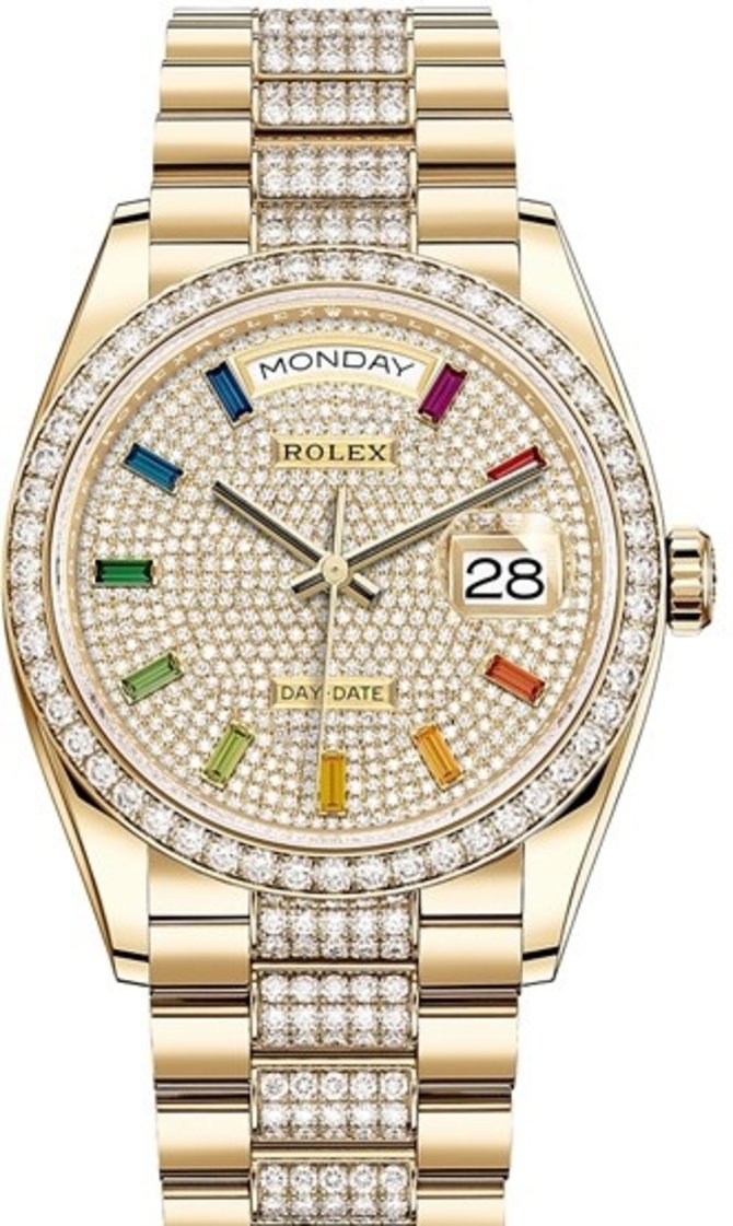 Rolex 128348rbr-0031 Day-Date 36 mm Yellow Gold