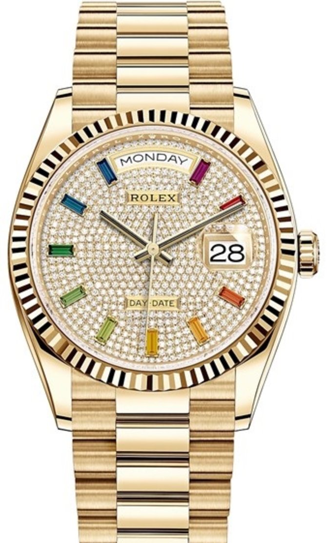 Rolex 128238-0051 Day-Date 36 mm Yellow Gold