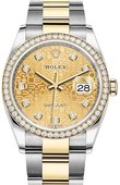 Rolex Часы Rolex Datejust 126283rbr-0020 36mm Steel and Yellow Gold