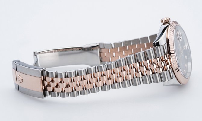 Rolex 126331 Chocolate set with diamonds Jubilee Datejust 41mm - фото 4