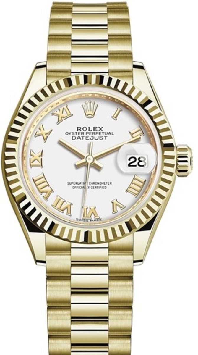 Rolex 279178-0029 Datejust Datejust 28 mm Yellow Gold