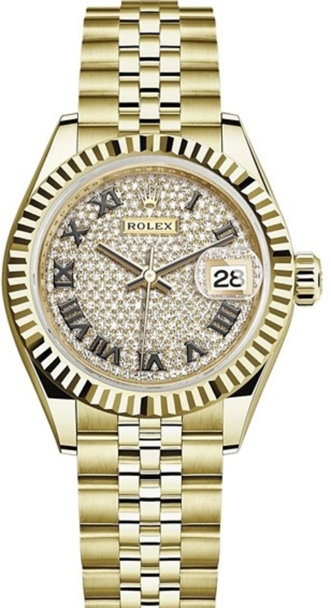 Rolex 279178-0032 Datejust 28 mm Yellow Gold