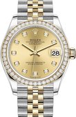 Rolex Datejust 278383rbr-0026 31mm Steel and Yellow Gold