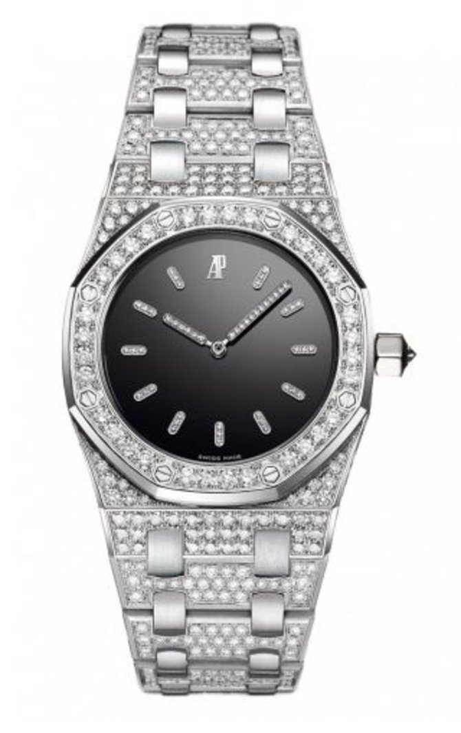 Audemars Piguet 77220BC.ZZ.0789BC.01 Royal Oak Tuxedo Lady Harrods