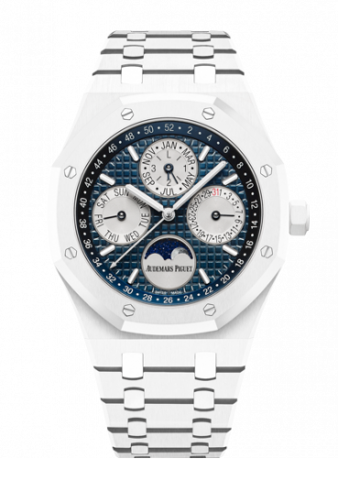 Audemars Piguet 26579CB.OO.1225CB.01 Royal Oak Perpetual Calendar 41 White Ceramic