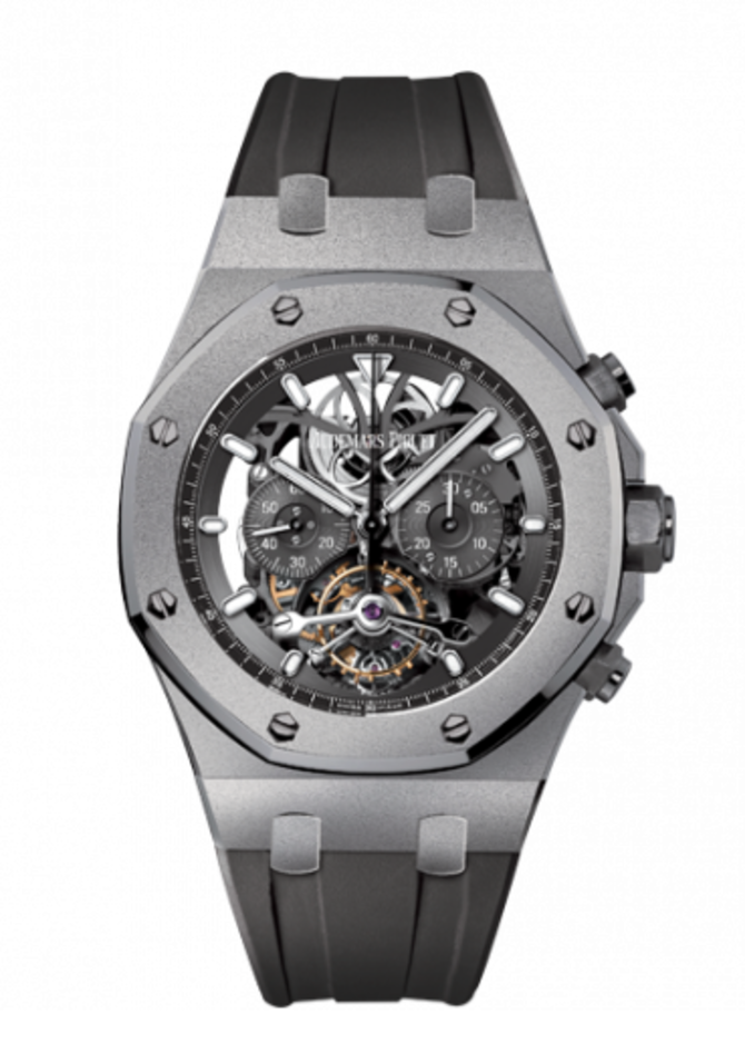 Audemars Piguet 26347TI.OO.D004CR.02 Royal Oak Tourbillon Chronograph Openworked Titanium / Boutique Edition