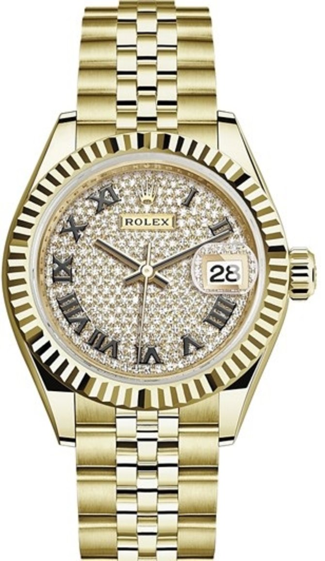 Rolex 279178-0032 Datejust 28 mm Yellow Gold