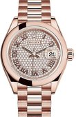 Rolex Datejust 279165-0023 28 mm Everose Gold 