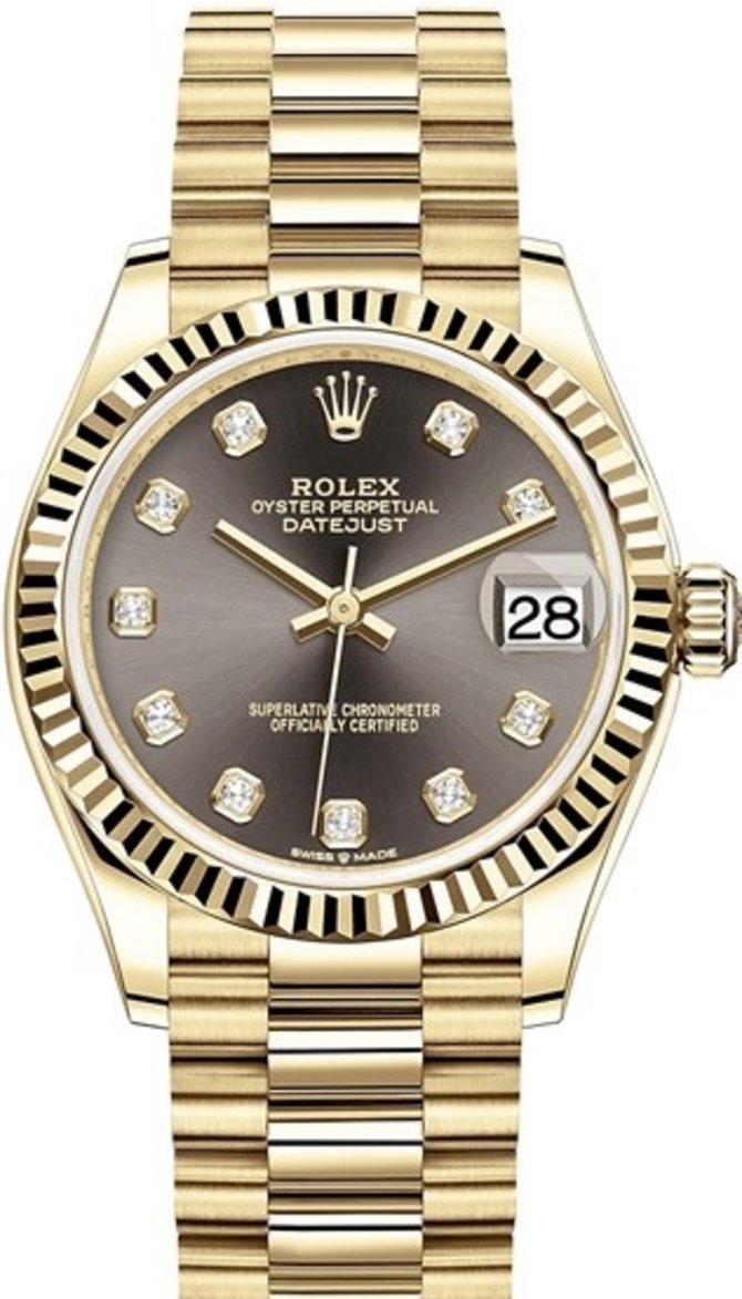 Rolex 278278-0036 Datejust 31 mm Yellow Gold