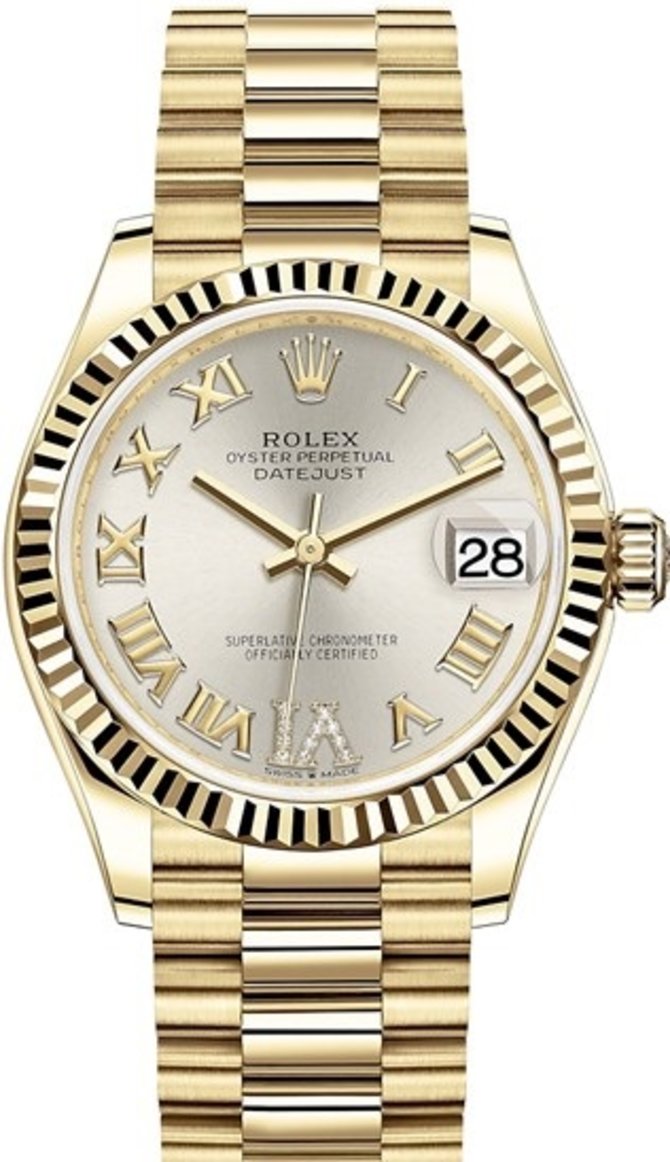 Rolex 278278-0028 Datejust 31mm Yellow Gold