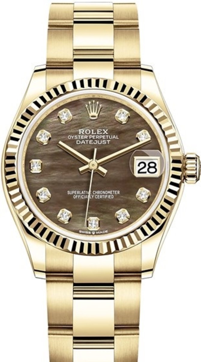 Rolex 278278-0037 Datejust 31mm Yellow Gold