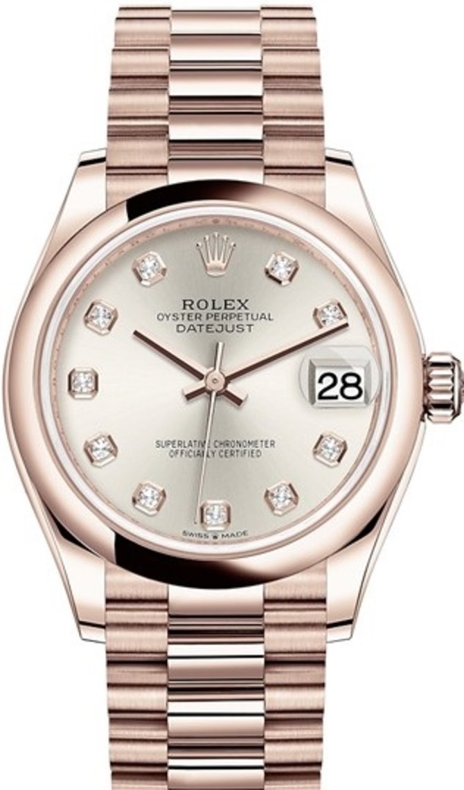Rolex 278245-0038 Datejust 31 mm Everose Gold