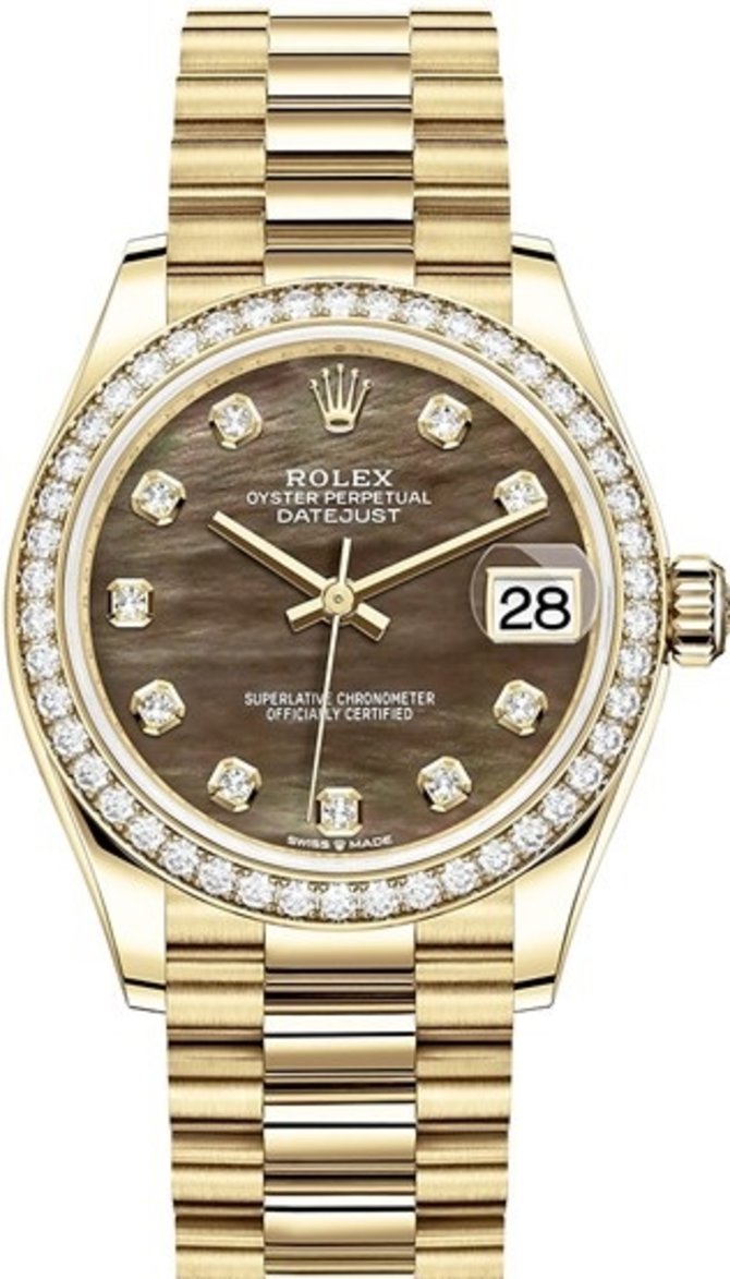 Rolex 278288rbr-0032 Datejust 31mm Yellow Gold 