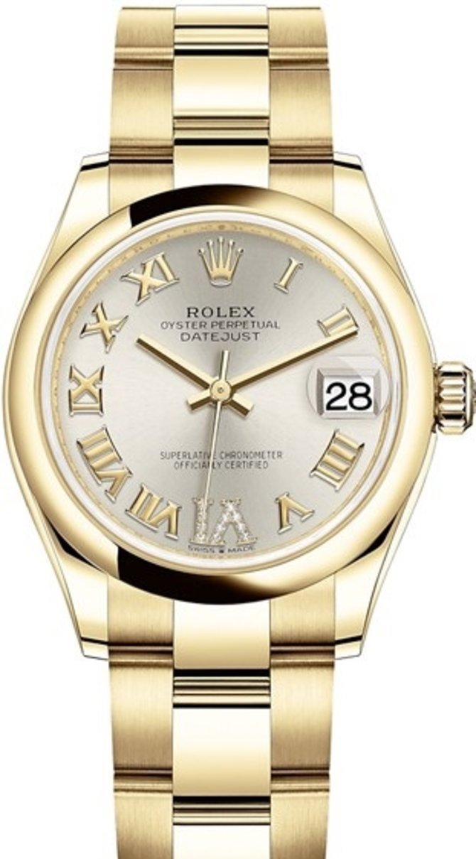Rolex 278248-0027 Datejust 31 mm Yellow Gold