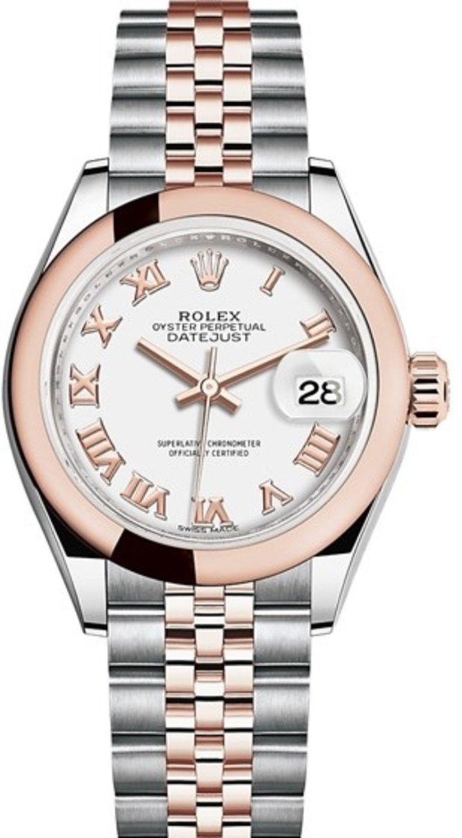 Rolex 279161-0021 Datejust 28 mm Steel and Everose Gold