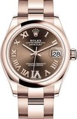 Rolex Datejust 278245-0023 31 mm Everose Gold