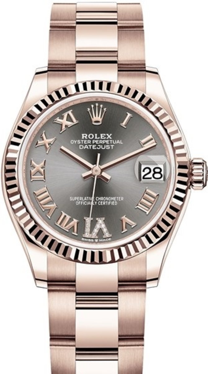 Rolex 278275-0032 Datejust 31 mm Everose Gold