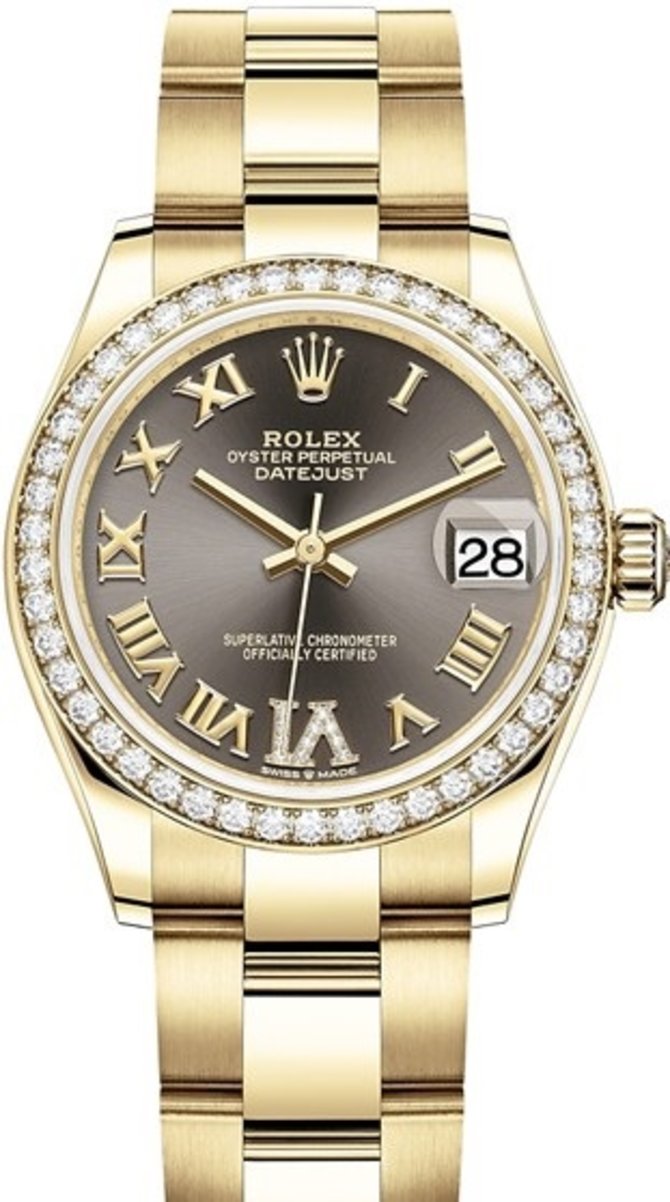 Rolex 278288rbr-0025 Datejust 31 mm Yellow Gold 