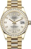 Rolex Datejust 278288rbr-0028 31 mm Yellow Gold 