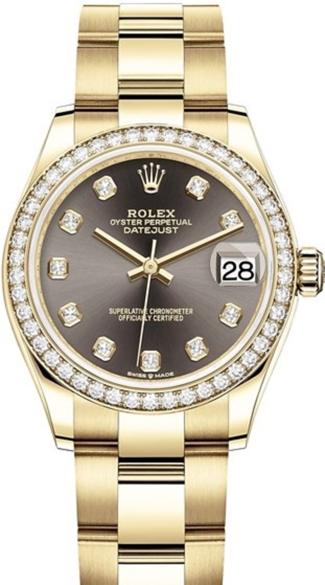 Rolex 278288rbr-0029 Datejust 31 mm Yellow Gold 