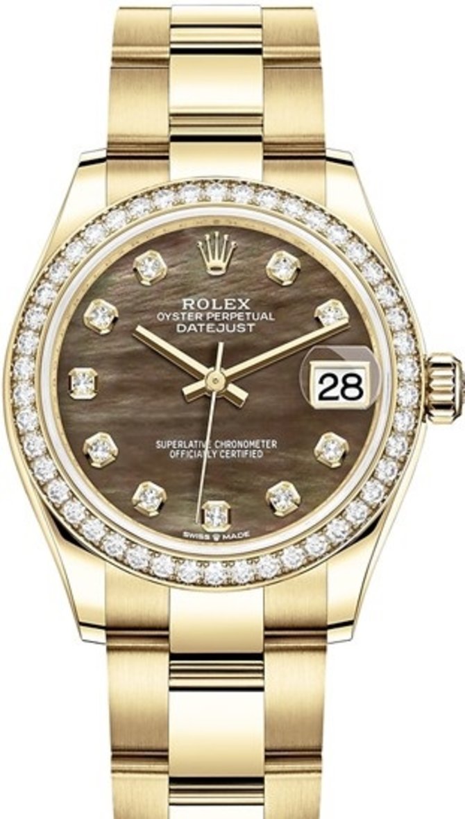 Rolex 278288rbr-0031 Datejust 31 mm Yellow Gold 